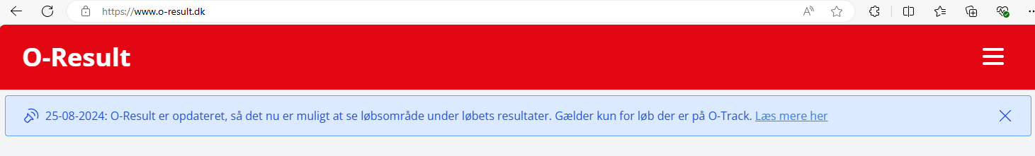 O-Result Banner with changes